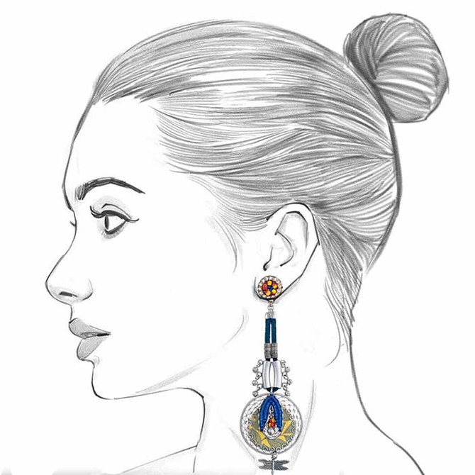 Ayala Bar The Astral Collection Altair Earrings