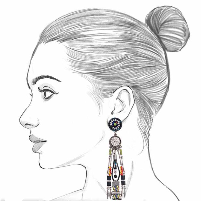 Ayala Bar The Astral Collection Betelgeuse Earrings