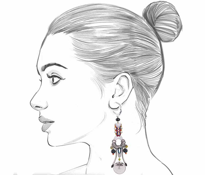 Ayala Bar The Astral Collection Rigel Earrings