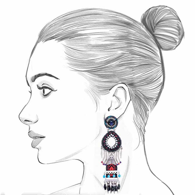 Ayala Bar The Astral Collection Formalhaut Earrings