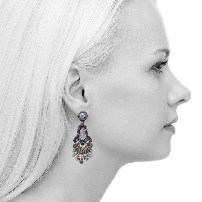 Ayala Bar Sapphire Waves Drift Earrings