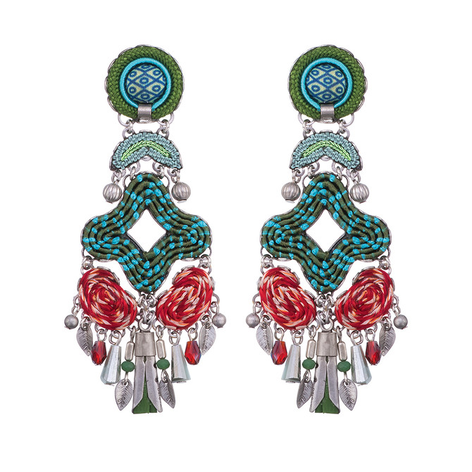 Ayala Bar Granada Lillypad Earrings