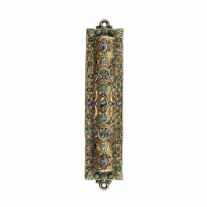 Michal Golan Mezuzah in Dark Gold