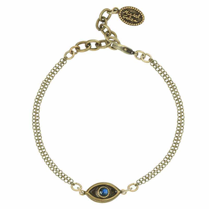 Michal Golan Small Blue evil eye bracelet
