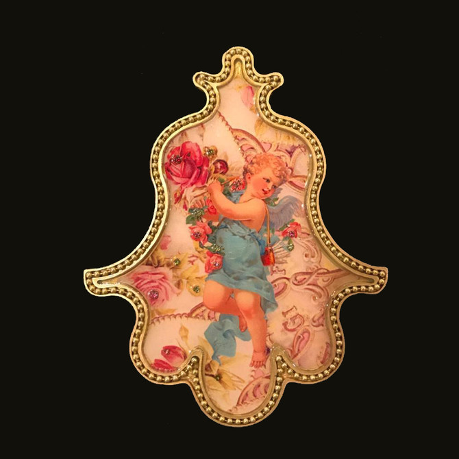 Michal Negrin My Angel Girl Secret Wall Hamsa