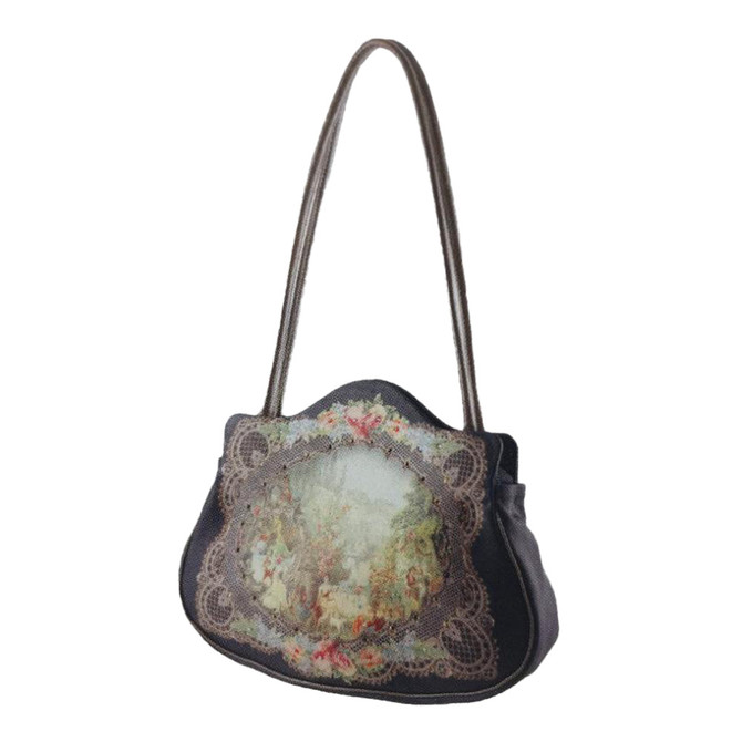 Michal Negrin Lennox Velvet Handbag