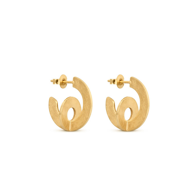 Joidart Cercles Small Hoop Gold Earrings