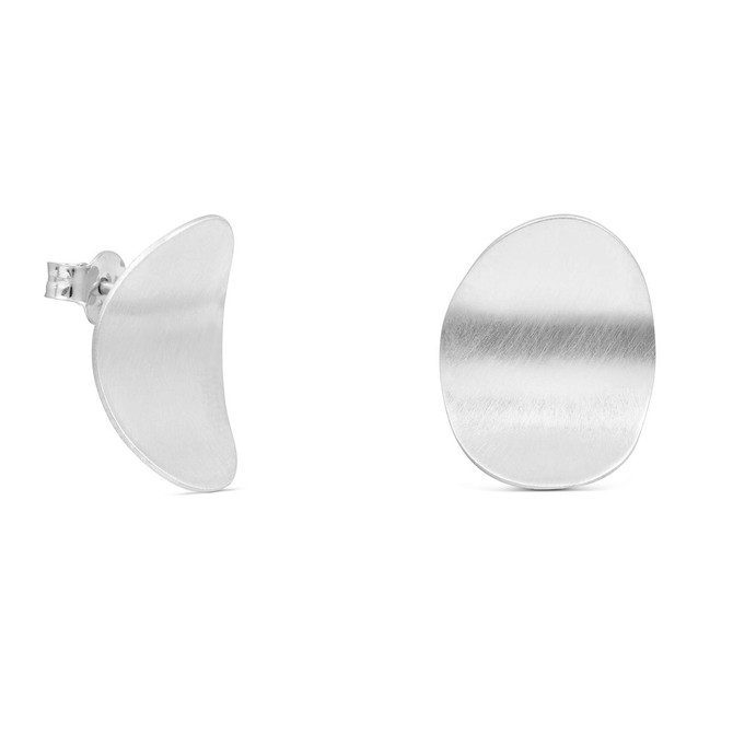 Joidart Magnolia Small Stud Silver Earrings