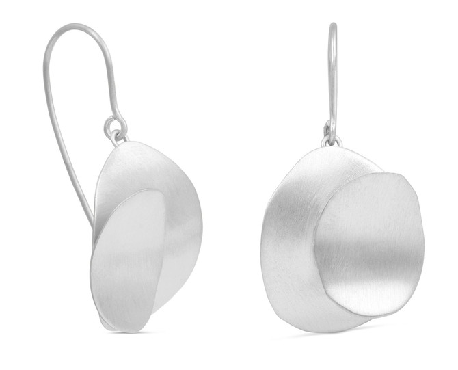 Joidart Magnolia Wire Silver Earrings
