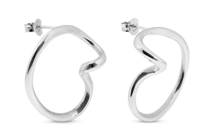 Joidart Tramuntana Large Stud Silver Earrings