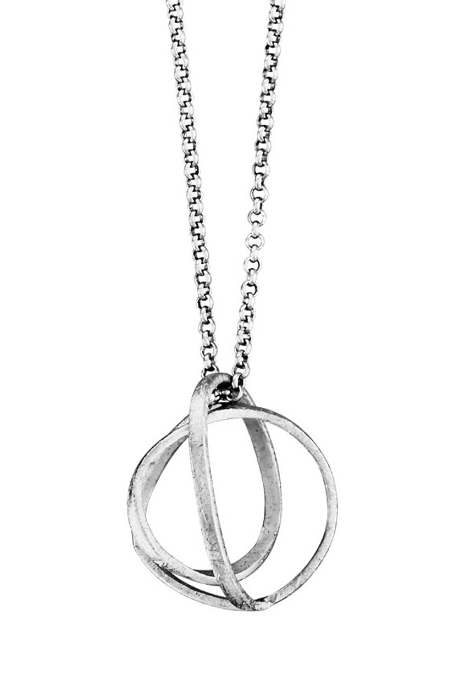 Joidart Embolic Small Necklace with Chain Silver