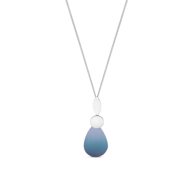 Joidart Captard Long Silver Pendant Blue