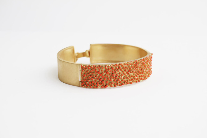 Joidart Estiu Red Gold Bracelet