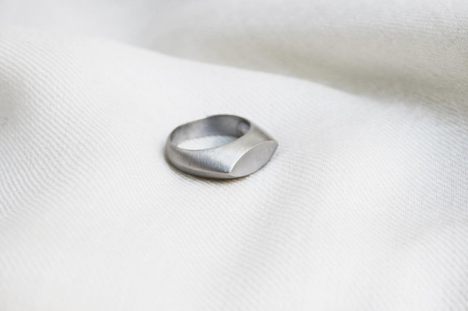 Joidart Captard Silver Ring Size 7