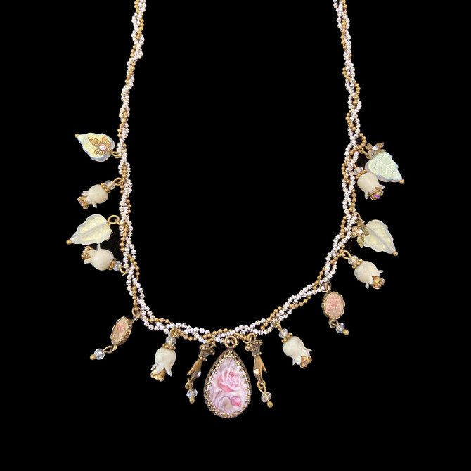 Michal Negrin Ring My Bells White Necklace