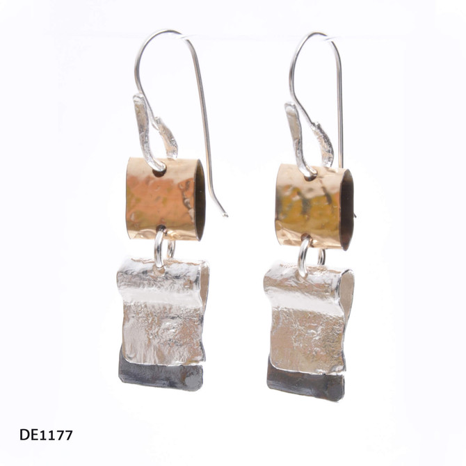 Dganit Hen Silver Layer Earrings