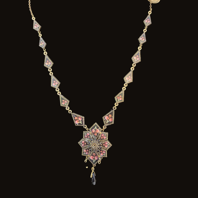 Michal Negrin Mosiac Flower Necklace