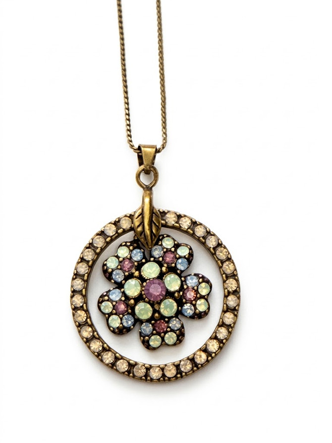 Michal Negrin Flower Dream Catcher Multibright Necklace