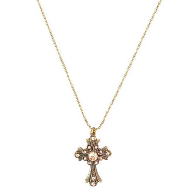 Michal Negrin Swarovski Crystals Faith Cross