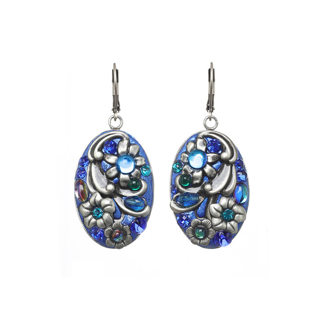 Michal Golan Cerulean Sunday Best Dangling Earrings