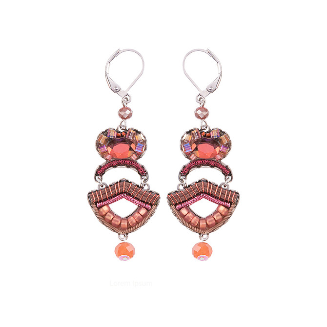Ayala Bar Shining Down Earth Clay Earrings