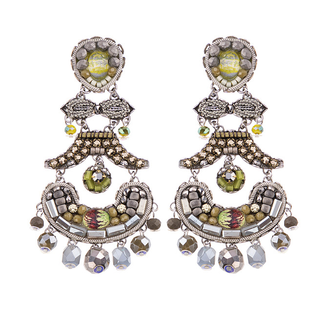 Ayala Bar Sweet Thing Gray Sparkle Earrings