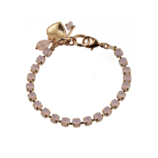 Mariana Petite Bracelet in Pink Opal