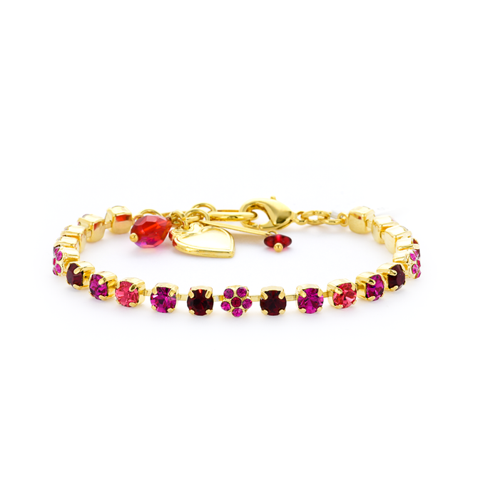 Mariana Dainty Petite Rosette Bracelet in Firefly