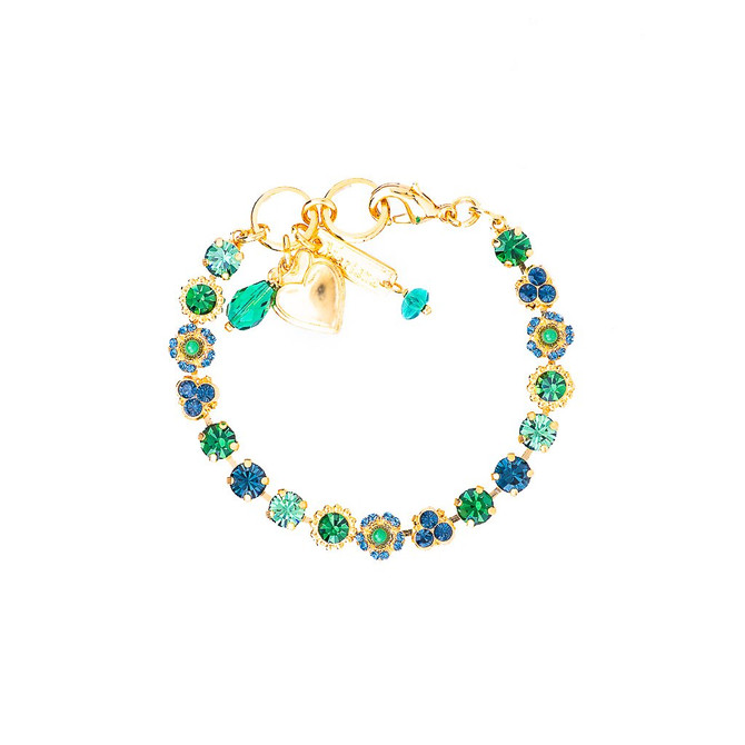 Mariana Petite Flower and Cluster Bracelet in Chamomile