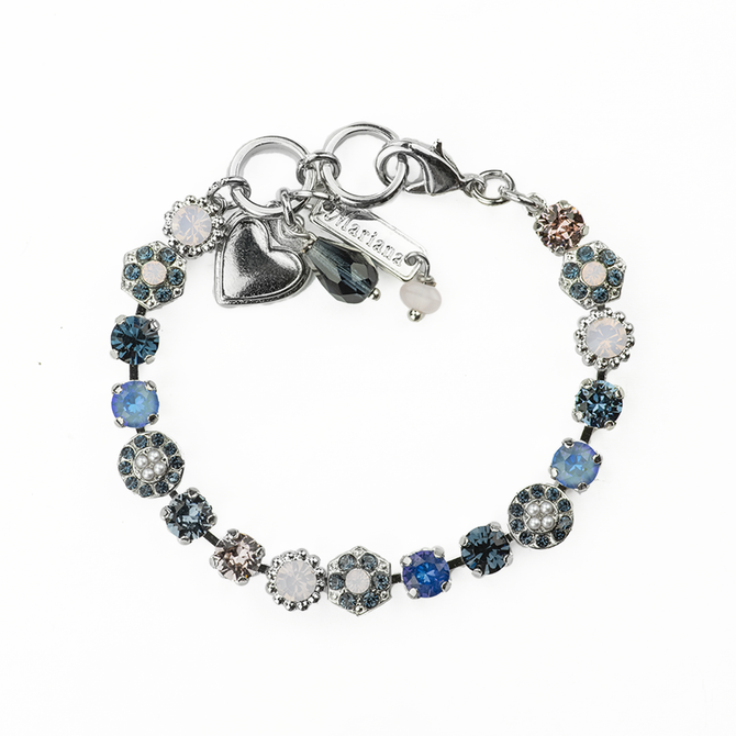 Mariana Petite Rosette Bracelet in Blue Morpho