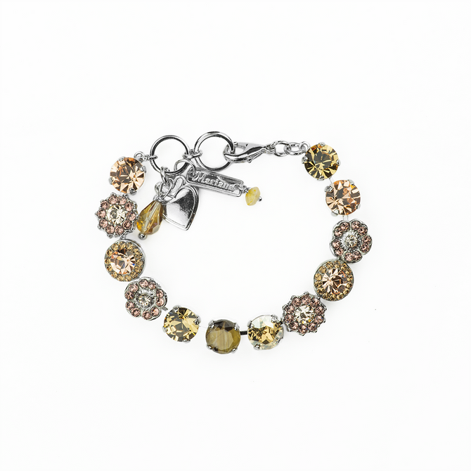 Mariana Lovable Rosette Bracelet in Meadow Brown