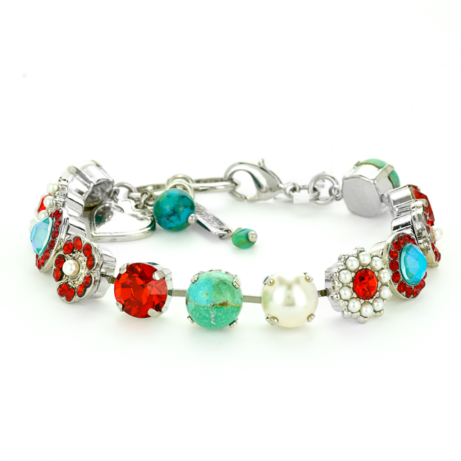 Mariana Lovable Rosette Bracelet Happiness Turquoise