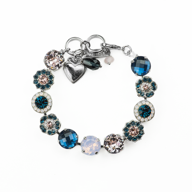 Mariana Lovable Rosette Bracelet in Blue Morpho