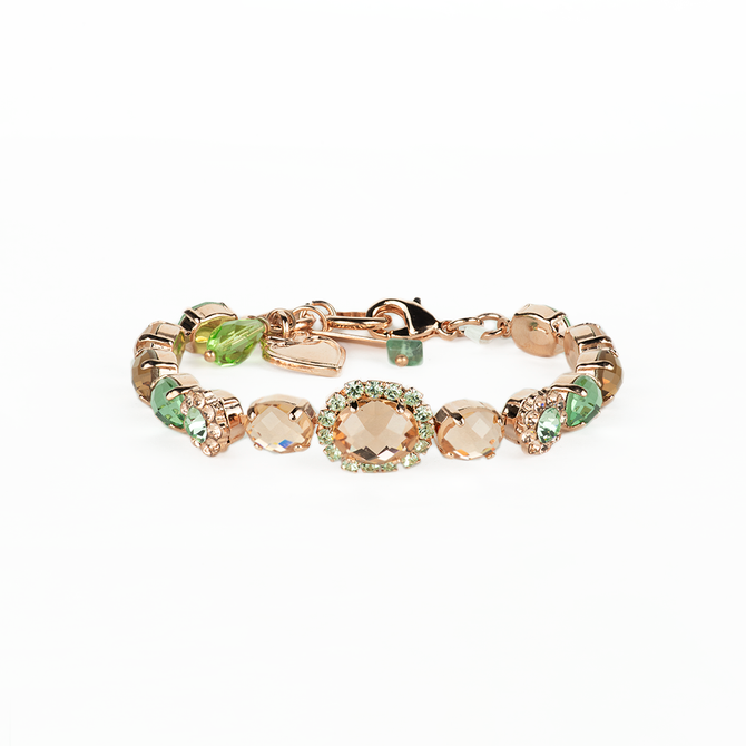 Mariana Oval and Flower Bracelet in Monarch