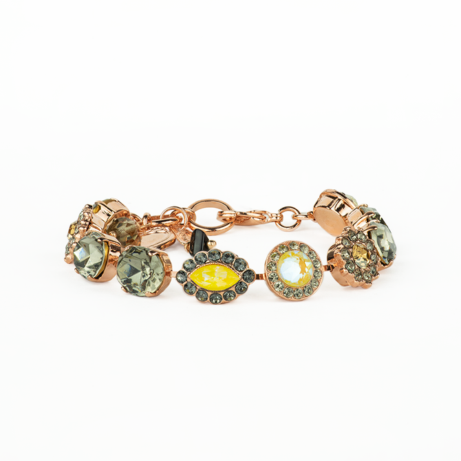 Mariana Oval and Cluster Bracelet in Painted Lady