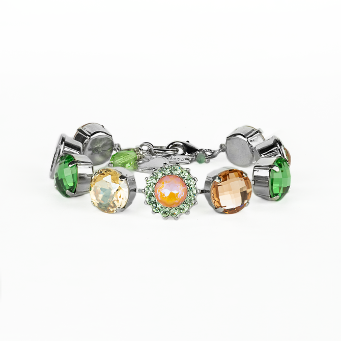 Mariana Extra Luxurious Cluster Bracelet in Monarch