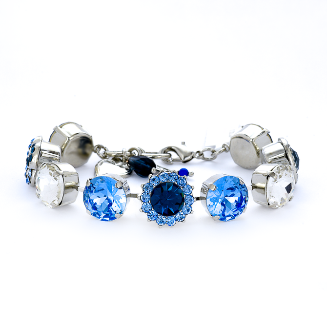 Mariana Extra Luxurious Cluster Bracelet in Night Sky