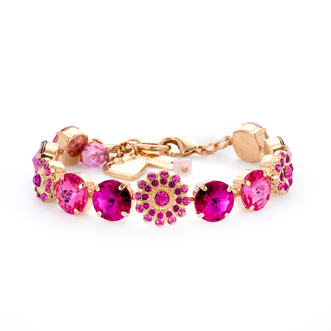 Mariana Lovable Aster Rivoli Bracelet in Fuchsia Rose