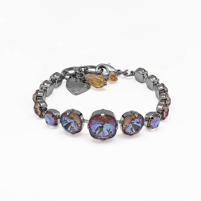 Mariana Round and Cushion Cut Bracelet in Sun Kissed Twilight