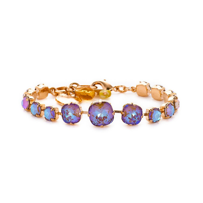 Mariana Round and Cushion Cut Bracelet in Sun Kissed Twilight