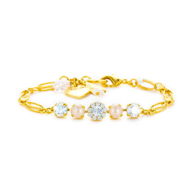 Mariana Petite Chain Bracelet in Ivory