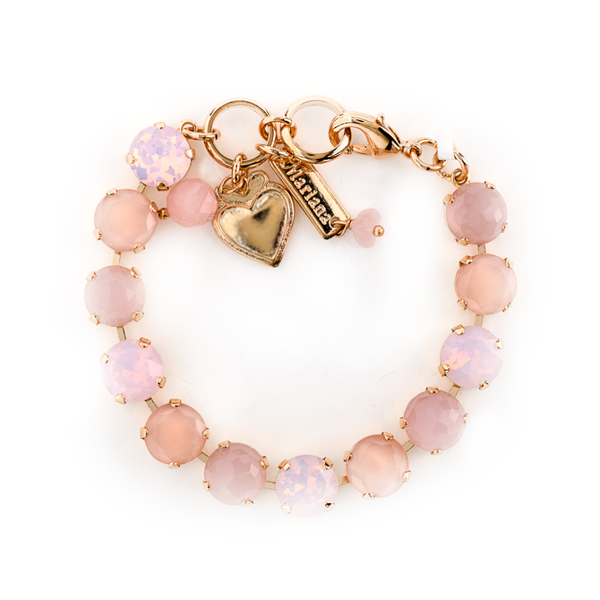 Mariana Lovable Round Bracelet in Pink Carnation