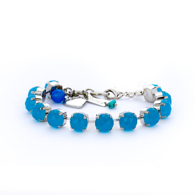 Mariana Lovable Round Bracelet in Blue Quartz