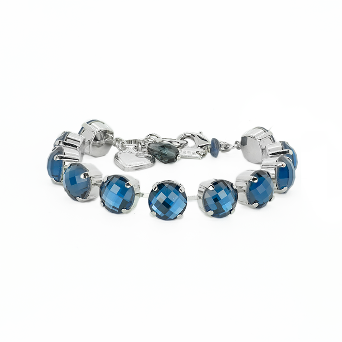 Mariana Lovable Faceted Bracelet in Cobalt Blue