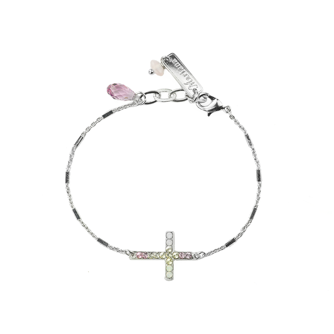 Mariana Petite Cross Chain Bracelet in Travelara