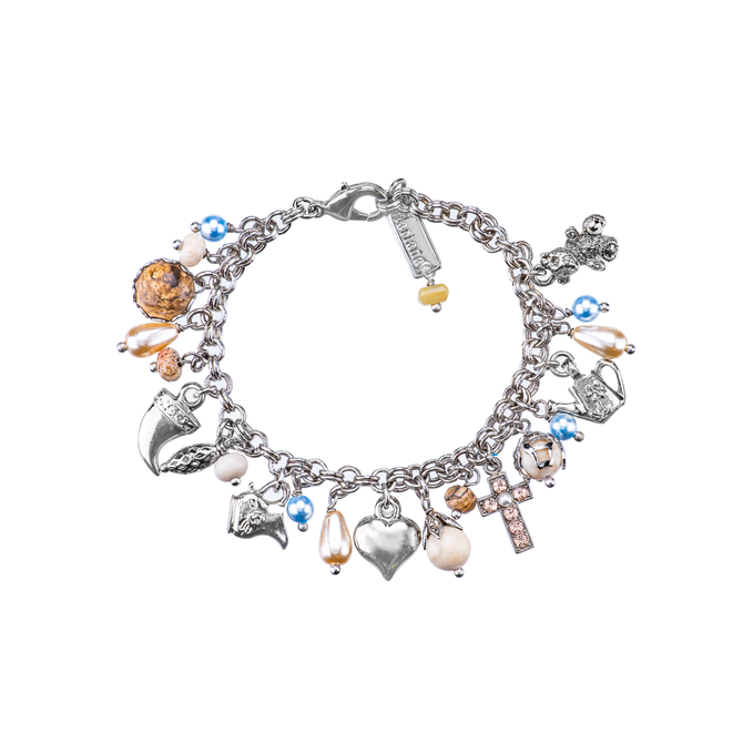 Mariana Fun Finds Charm Bracelet in Earl Grey