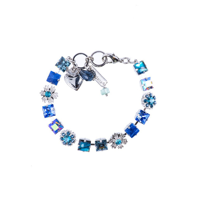 Mariana Must Have Flower and Square Bracelet in Sleepytime