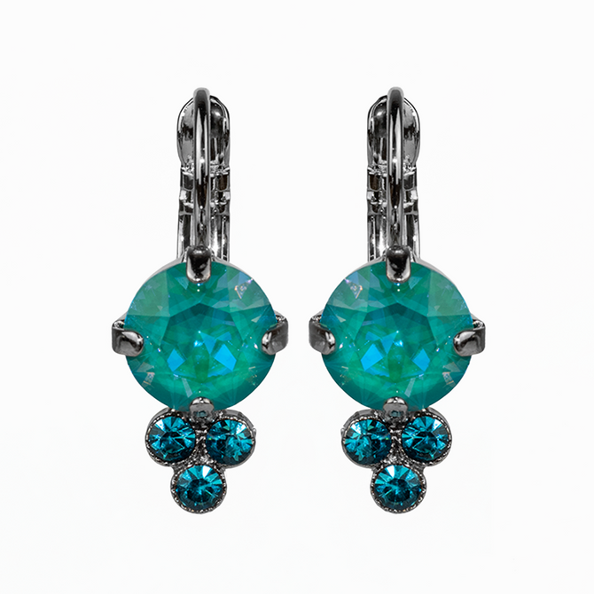 Mariana Must Have Leverback Earrings in Sun Kissed Laguna - Antique Silver 