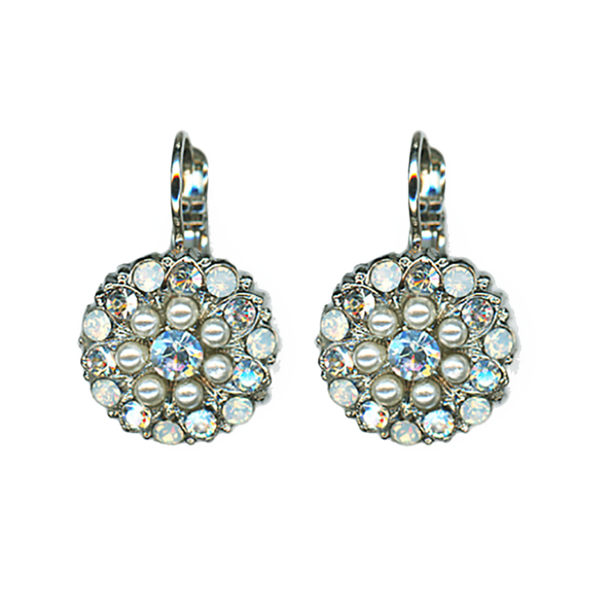 Mariana Guardian Angel Leverback Earrings in Bermuda