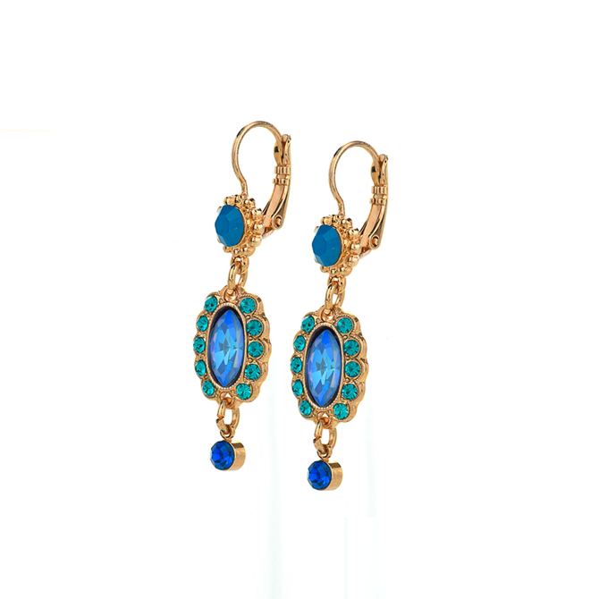 Mariana Marquise Serenity Chandelier Leverback Earrings